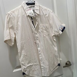 Men's white Short Sleeve Shirt